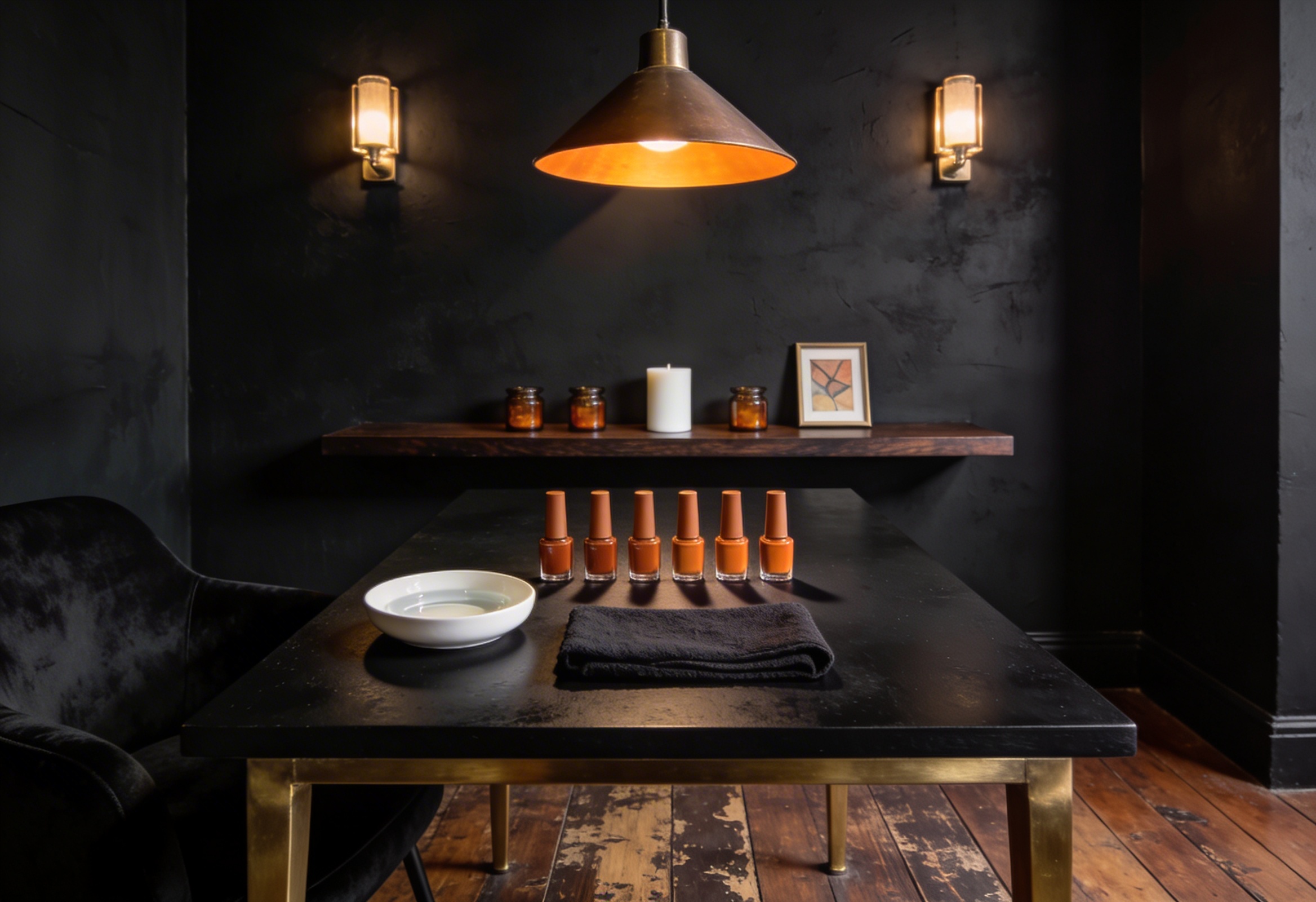 Nalvera nail studio iç mekânı — bakımlı çalışma ortamı